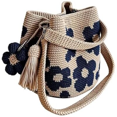 Generic Sac fourre-tout crochet femme, sac main Boho floral, sac de plage bandoulière été - Publicité Generic Sac fourre-tout crochet femme, sac main Boho floral, sac de plage bandoulière été - Publicité