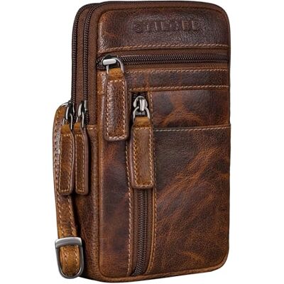 STILORD Asher Hommes Pochette Poitrine Cuir Vintage Sac de Ceinture pour Téléphone Porté a l'Épaule Petit Sacoche Croisé Crossbody Bag Cuir Véritable Couleur:luino Marron - Publicité STILORD Asher Hommes Pochette Poitrine Cuir Vintage Sac de Ceinture pour Téléphone Porté a l'Épaule Petit Sacoche Croisé Crossbody Bag Cuir Véritable Couleur:luino Marron - Publicité