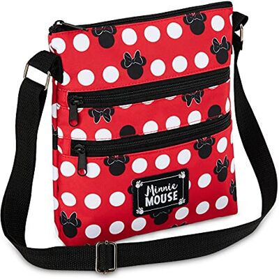 Disney Stitch Sac à Bandoulière Fille, Enfant, Ado et Femme, Sac à Main et Épaule avec Sangle Réglable, Idée Cadeau pour Elle (Minnie Mouse, 25×22.5×5 cm) - Publicité Disney Stitch Sac à Bandoulière Fille, Enfant, Ado et Femme, Sac à Main et Épaule avec Sangle Réglable, Idée Cadeau pour Elle (Minnie Mouse, 25×22.5×5 cm) - Publicité