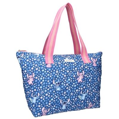 Vadobag Disney Lilo et Stitch et Angel Famous Floral Grand sac de courses Dimensions : 48 x 32 x 14 cm Couleur : bleu, bleu - Publicité Vadobag Disney Lilo et Stitch et Angel Famous Floral Grand sac de courses Dimensions : 48 x 32 x 14 cm Couleur : bleu, bleu - Publicité