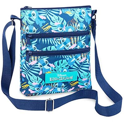 Disney Stitch Sac à Bandoulière Fille, Enfant, Ado et Femme, Sac à Main et Épaule avec Sangle Réglable, Idée Cadeau pour Elle (Stitch, 25×22.5×5 cm) - Publicité Disney Stitch Sac à Bandoulière Fille, Enfant, Ado et Femme, Sac à Main et Épaule avec Sangle Réglable, Idée Cadeau pour Elle (Stitch, 25×22.5×5 cm) - Publicité
