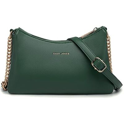 David Jones Petit Sac Bandoulière Plusieurs Compartiments Femme Sac à Main Porté Epaule Simili Cuir PU Pochette Sacoche Chaînes 3 Soufflets Multipoche Besace Ville Soirée Téléphone Vert - Publicité David Jones Petit Sac Bandoulière Plusieurs Compartiments Femme Sac à Main Porté Epaule Simili Cuir PU Pochette Sacoche Chaînes 3 Soufflets Multipoche Besace Ville Soirée Téléphone Vert - Publicité
