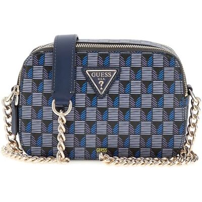 Guess Sac à bandoulière G Wave pour femme, Logo bleu, One Size, G Wave Sac à bandoulière pour appareil photo - Publicité Guess Sac à bandoulière G Wave pour femme, Logo bleu, One Size, G Wave Sac à bandoulière pour appareil photo - Publicité