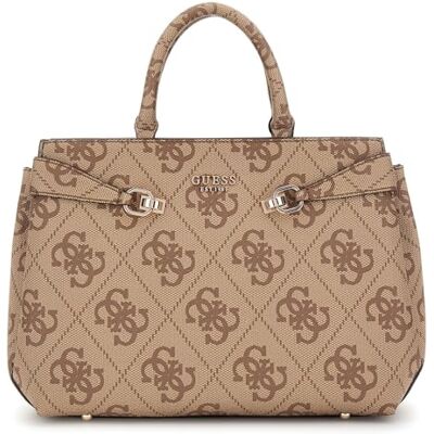 Guess Lorelei Girlfriend Satchel Latte Logo - Publicité Guess Lorelei Girlfriend Satchel Latte Logo - Publicité