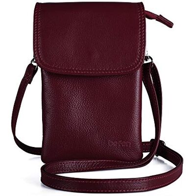 befen Sacs à Bandoulière en Cuir Véritable Femme, Petit Sac à Bandoulière pour Téléphone Portable, Besace Sacoche Messenger Téléphone Portable avec Bandoulière Réglable - Publicité befen Sacs à Bandoulière en Cuir Véritable Femme, Petit Sac à Bandoulière pour Téléphone Portable, Besace Sacoche Messenger Téléphone Portable avec Bandoulière Réglable - Publicité