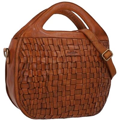Gusti Leder Gusti Sac à Bandoulière en Cuir Alvon Sac à main en cuir Vintage Femme Marron - Publicité Gusti Leder Gusti Sac à Bandoulière en Cuir Alvon Sac à main en cuir Vintage Femme Marron - Publicité