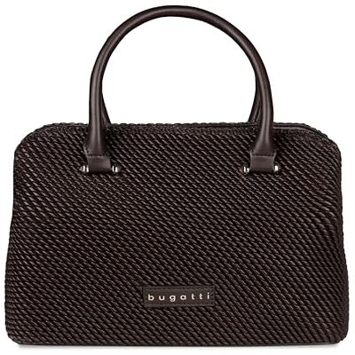 bugatti Julice Tote Bag pour femme, élégant sac à main en similicuir embossé marron - Publicité bugatti Julice Tote Bag pour femme, élégant sac à main en similicuir embossé marron - Publicité