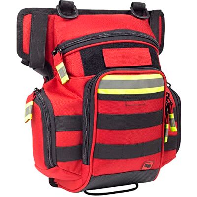 ELITE BAGS EB EMT Pouch Sacoche de jambe rouge Poche de cuisse de grand volume Espace pour équipement complet Bon rembourrage Finition robuste Accès facile et rapide à tous les contenus, rouge, 29 x 31 - Publicité ELITE BAGS EB EMT Pouch Sacoche de jambe rouge Poche de cuisse de grand volume Espace pour équipement complet Bon rembourrage Finition robuste Accès facile et rapide à tous les contenus, rouge, 29 x 31 - Publicité