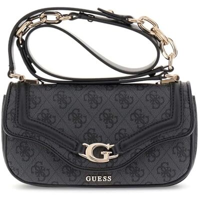 Guess sac à épaule bandoulière Dea Crossbody Flap Coal Logo gris foncé - Publicité Guess sac à épaule bandoulière Dea Crossbody Flap Coal Logo gris foncé - Publicité