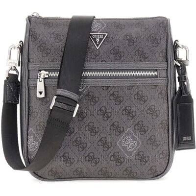Guess sac à épaule bandoulière Milano Crossbody Bag 2 Black/White gris foncé - Publicité Guess sac à épaule bandoulière Milano Crossbody Bag 2 Black/White gris foncé - Publicité