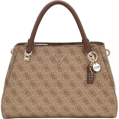 Guess Noelle Girlfriend Satchel Latte Logo/Brown - Publicité Guess Noelle Girlfriend Satchel Latte Logo/Brown - Publicité