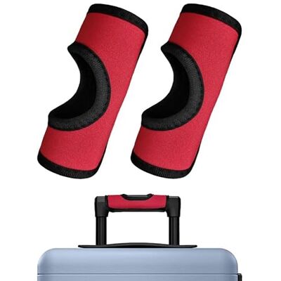 Nikovoke 2 Pièces Manchons de Poignée de Valise, Gaine Creuse de Protection en Néoprène pour Valise, Sac de Voyage, Sac à Bandoulière, Cabas, Réutilisable et Facile à Nettoyer - Publicité Nikovoke 2 Pièces Manchons de Poignée de Valise, Gaine Creuse de Protection en Néoprène pour Valise, Sac de Voyage, Sac à Bandoulière, Cabas, Réutilisable et Facile à Nettoyer - Publicité