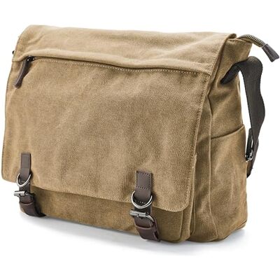 Trendhim Lucleon by Sac Messenger Homme en Toile Résistante Jaune Moutarde Sacoche Bandoulière avec Compartiment Ordinateur et Détails en Cuir Sac Casual Stylé pour Travail & Voyage - Publicité Trendhim Lucleon by Sac Messenger Homme en Toile Résistante Jaune Moutarde Sacoche Bandoulière avec Compartiment Ordinateur et Détails en Cuir Sac Casual Stylé pour Travail & Voyage - Publicité