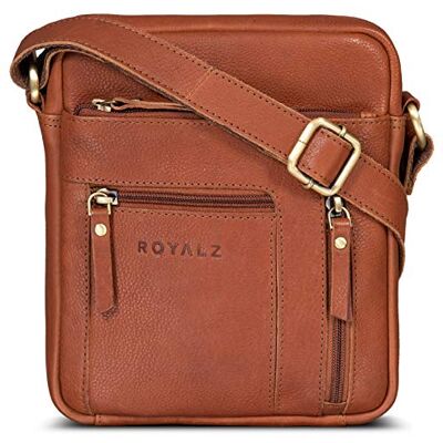 ROYALZ 1 x Dallas Petite Sacoche Homme Cuir Bandouliere Sac à Main Besace en Cuir Épaule Sac Messager Bag Vintage Sac à l'épaule - Publicité ROYALZ 1 x Dallas Petite Sacoche Homme Cuir Bandouliere Sac à Main Besace en Cuir Épaule Sac Messager Bag Vintage Sac à l'épaule - Publicité