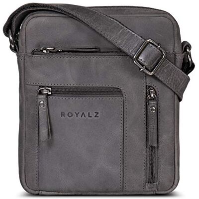 ROYALZ 1 x Dallas Petite Sacoche Homme Cuir Bandouliere Sac à Main Besace en Cuir Épaule Sac Messager Bag Vintage Sac à l'épaule - Publicité ROYALZ 1 x Dallas Petite Sacoche Homme Cuir Bandouliere Sac à Main Besace en Cuir Épaule Sac Messager Bag Vintage Sac à l'épaule - Publicité