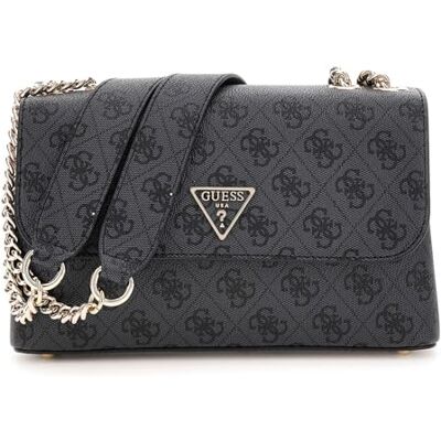 Guess Eco Erica Convertible Xbody Flap Bag Coal Logo - Publicité Guess Eco Erica Convertible Xbody Flap Bag Coal Logo - Publicité