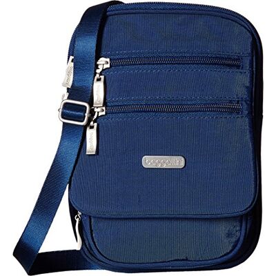 Baggallini Sac à bandoulière RFID Journey pour femme, pacifique, Taille unique, Sac de voyage à bandoulière Journey - Publicité Baggallini Sac à bandoulière RFID Journey pour femme, pacifique, Taille unique, Sac de voyage à bandoulière Journey - Publicité