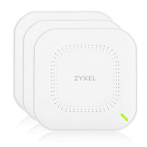 Zyxel Cloud WiFi6 AX1800 Wireless Access Point (802.11ax bi-Bande), 1,77 GB/s, contrôlable Via l’Application Nebula, en Mode Cloud ou Autonome, jusqu'à 4 réseaux WiFi séparés, PoE[NWA50AX-3Pack] - Publicité
