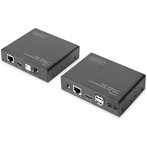 Digitus DS-55505 Extender KVM HDMI (HDBaseT) UHD 4K/60 Hz 100 m via câble LAN (HDBaseT 100 m) Kit : émetteur & récepteur audio HDMI 1.4 & HDCP 2.2 & HDBaseT 2.0 - Publicité Digitus DS-55505 Extender KVM HDMI (HDBaseT) UHD 4K/60 Hz 100 m via câble LAN (HDBaseT 100 m) Kit : émetteur & récepteur audio HDMI 1.4 & HDCP 2.2 & HDBaseT 2.0 - Publicité