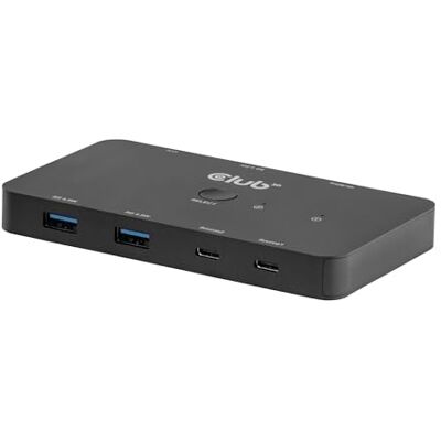 Club 3D CSV-2512 Commutateur KVM Dual USB-C vers HDMI PD3.0 100 W 4K60 Hz - Publicité Club 3D CSV-2512 Commutateur KVM Dual USB-C vers HDMI PD3.0 100 W 4K60 Hz - Publicité