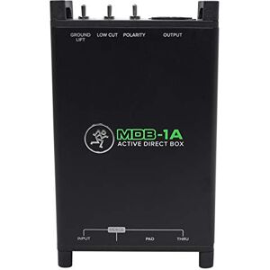 MACKIE MDB-1A Boîte de direct (DI) active avec coupe-bas, réglage de polarité, suppression de masse, atténuateur de −20 dB et sommation mono - Publicité MACKIE MDB-1A Boîte de direct (DI) active avec coupe-bas, réglage de polarité, suppression de masse, atténuateur de −20 dB et sommation mono - Publicité