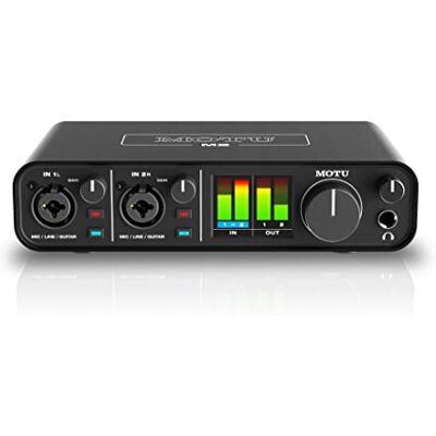 MOTU Carte Son Externe compacte M2 Interface Audio 2 Entrées / 2 Sorties, Auto-Alimentée, Latence Ultra-Faible, Connectivité USB-C, Conception Robuste, Compatible Mac, iOS et Windows. Publicité MOTU Carte Son Externe compacte M2 Interface Audio 2 Entrées / 2 Sorties, Auto-Alimentée, Latence Ultra-Faible, Connectivité USB-C, Conception Robuste, Compatible Mac, iOS et Windows. Publicité