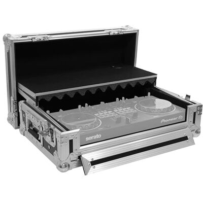 Plugger Case, Flight Case Professionnel Pour Contrôleur Pioneer DJ DDJ-REV1, En Multiplis Noir 9mm Avec Cornières Aluminium, Roulettes Et Poignée, Compatible Tablette Et PC Portable - Publicité Plugger Case, Flight Case Professionnel Pour Contrôleur Pioneer DJ DDJ-REV1, En Multiplis Noir 9mm Avec Cornières Aluminium, Roulettes Et Poignée, Compatible Tablette Et PC Portable - Publicité