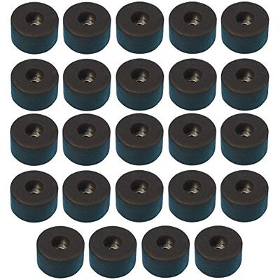 Adam Hall Hardware 4909 M24 AH Lot de 24 Pieds en Caoutchouc Noir 38 x 20 mm - Publicité Adam Hall Hardware 4909 M24 AH Lot de 24 Pieds en Caoutchouc Noir 38 x 20 mm - Publicité