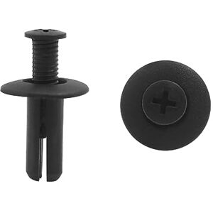 uxcell sourcing map 20pcs 8mm x 20mm x 20mm Clips fixation rivets plastique noir pour aile auto voiture - Publicité uxcell sourcing map 20pcs 8mm x 20mm x 20mm Clips fixation rivets plastique noir pour aile auto voiture - Publicité