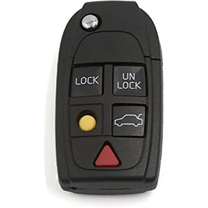 uxcell sourcingmap Coque remplacer pour clé télécommande de voiture pour Volvo S60 S80 V70 XC70 XC90 5 boutons Noir - Publicité uxcell sourcingmap Coque remplacer pour clé télécommande de voiture pour Volvo S60 S80 V70 XC70 XC90 5 boutons Noir - Publicité