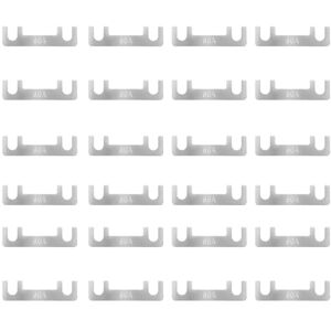 Astralong 24pcs 80A Bande de Fusible Lame Fusible Fusibles Plat pour Voiture Camping-Car Camion Moto Véhicule 32V Accessoire Remplacement Protection Électrique Automobile - Publicité Astralong 24pcs 80A Bande de Fusible Lame Fusible Fusibles Plat pour Voiture Camping-Car Camion Moto Véhicule 32V Accessoire Remplacement Protection Électrique Automobile - Publicité