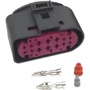 UHNYTRV Connecteur de lampe de phare au xénon de voiture, 14 broches, boîtier de prise, connecteur étanche automobile 1J0973737 1J0973837 1J0 973 737(Female) - Publicité UHNYTRV Connecteur de lampe de phare au xénon de voiture, 14 broches, boîtier de prise, connecteur étanche automobile 1J0973737 1J0973837 1J0 973 737(Female) - Publicité