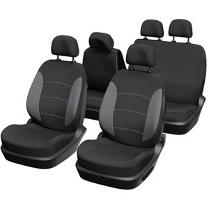 XL COVER 167004 1 Set de Housses de siège Auto + Banquette fractionnable, Noir - Publicité XL COVER 167004 1 Set de Housses de siège Auto + Banquette fractionnable, Noir - Publicité