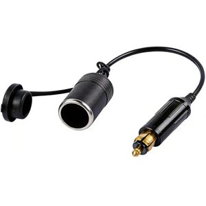 YACSEJAO Hella (Din) vers adaptateur allume-cigare standard Rallonge de câble, prise européenne mâle Din adaptateur allume-cigare 12V 24V pour moto et camion - Publicité YACSEJAO Hella (Din) vers adaptateur allume-cigare standard Rallonge de câble, prise européenne mâle Din adaptateur allume-cigare 12V 24V pour moto et camion - Publicité