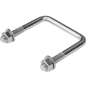 UNITRAILER DROMET Étrier de Fixation Carré M12 65x82 mm pour Tube et Châssis de Remorque, U-Boulon en Acier Galvanisé avec Écrous et Rondelles pour Fixer les Tuyaux - Publicité UNITRAILER DROMET Étrier de Fixation Carré M12 65x82 mm pour Tube et Châssis de Remorque, U-Boulon en Acier Galvanisé avec Écrous et Rondelles pour Fixer les Tuyaux - Publicité