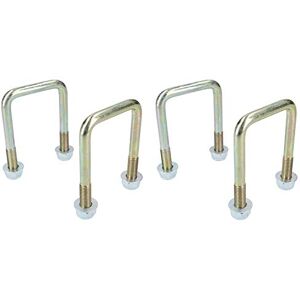 AB Tools Lot de 4 boulons en U M10 50 mm x 80 mm pour remorques avec écrous haute résistance - Publicité AB Tools Lot de 4 boulons en U M10 50 mm x 80 mm pour remorques avec écrous haute résistance - Publicité