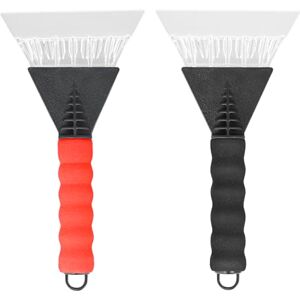 GLORHA Lot de 2 grattoirs à glace robustes pour réfrigérateur, congélateur, voiture, dégivrage solide pour enlever la glace tenace et le gel - Publicité GLORHA Lot de 2 grattoirs à glace robustes pour réfrigérateur, congélateur, voiture, dégivrage solide pour enlever la glace tenace et le gel - Publicité