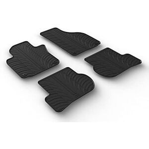 Gledring Set tapis de caoutchouc compatible avec Skoda Octavia IV Sedan/Kombi 2020- (T profil 4-pièces + clips de montage), Noir - Publicité Gledring Set tapis de caoutchouc compatible avec Skoda Octavia IV Sedan/Kombi 2020- (T profil 4-pièces + clips de montage), Noir - Publicité