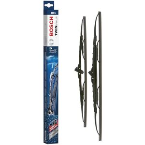 Bosch Balais d'Essuie–Glace Plats Conventionnel Twin Spoiler 503S, Longueur: 500mm/475mm – 1 Paire de Balais avant - Publicité Bosch Balais d'Essuie–Glace Plats Conventionnel Twin Spoiler 503S, Longueur: 500mm/475mm – 1 Paire de Balais avant - Publicité
