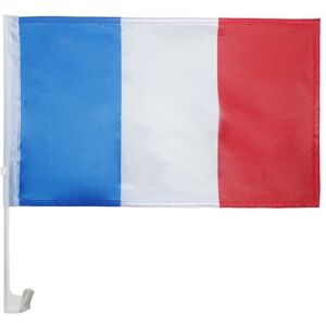 Drapeau voiture France 45x30cm Hampe PVC Système d'attache - Carflag - Publicité Drapeau voiture France 45x30cm Hampe PVC Système d'attache - Carflag - Publicité