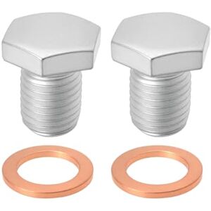 eMagTech Lot de 2 bouchons de vidange de carter d'huile avec rondelles joint Pièce de rechange 11137535106 Compatible avec BMW Série 1 2 3 4 5 6 (M12x1,5mm) - Publicité eMagTech Lot de 2 bouchons de vidange de carter d'huile avec rondelles joint Pièce de rechange 11137535106 Compatible avec BMW Série 1 2 3 4 5 6 (M12x1,5mm) - Publicité