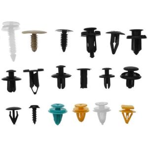 Zymoplas Paquet de 100 Couleur Taille aléatoire Voiture Garde-Boue retenue en Plastique Clip Attache Rivet Panneau de Porte goupilles de Fixation Accessoires Automobiles - Publicité Zymoplas Paquet de 100 Couleur Taille aléatoire Voiture Garde-Boue retenue en Plastique Clip Attache Rivet Panneau de Porte goupilles de Fixation Accessoires Automobiles - Publicité