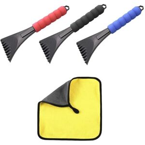 SLEEKEE 3 Pelles De Dégivrage De Voiture Et 1 Chiffon De Lavage De Voiture, Pelle À Neige en Plastique, Pelle De Dégivrage avec Poignée Antidérapante, Outils De Voiture, Accessoires De Voiture - Publicité SLEEKEE 3 Pelles De Dégivrage De Voiture Et 1 Chiffon De Lavage De Voiture, Pelle À Neige en Plastique, Pelle De Dégivrage avec Poignée Antidérapante, Outils De Voiture, Accessoires De Voiture - Publicité