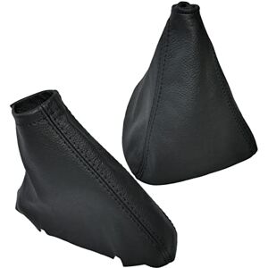 AERZETIX C59478 Soufflet de levier de vitesse et frein à main en cuir véritable compatible avec BMW Serie 5 E60-E61 2003-2009 noir avec surpiqûres noires pour boîte de vitesse manuelle - Publicité AERZETIX C59478 Soufflet de levier de vitesse et frein à main en cuir véritable compatible avec BMW Serie 5 E60-E61 2003-2009 noir avec surpiqûres noires pour boîte de vitesse manuelle - Publicité