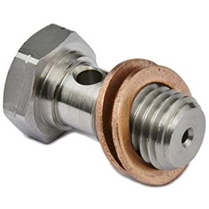 PrecisionGeek Vis creuse M12 x 1,5 mm Étrangleur de 2 mm Remplacement de l'arrivée d'huile turbo 3/6 / vitesse, 2 rondelles de cuivre incluses - Publicité PrecisionGeek Vis creuse M12 x 1,5 mm Étrangleur de 2 mm Remplacement de l'arrivée d'huile turbo 3/6 / vitesse, 2 rondelles de cuivre incluses - Publicité