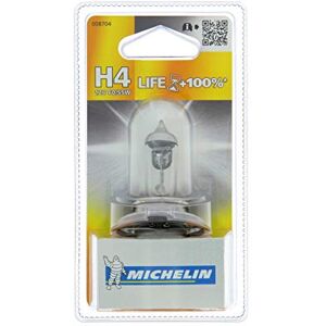Michelin 1 Ampoule H4 LIFE+100% 60/55W, Lampe automobile pour feux de route et feux de croisement, Longue durée de vie - Publicité Michelin 1 Ampoule H4 LIFE+100% 60/55W, Lampe automobile pour feux de route et feux de croisement, Longue durée de vie - Publicité