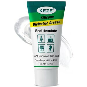 Keze Graisse diélectrique pour connecteurs électriques, capuchon de bougie, protection contre la corrosion, sel et saleté, inhibiteur de corrosion, 28 g (1 paquet) - Publicité Keze Graisse diélectrique pour connecteurs électriques, capuchon de bougie, protection contre la corrosion, sel et saleté, inhibiteur de corrosion, 28 g (1 paquet) - Publicité