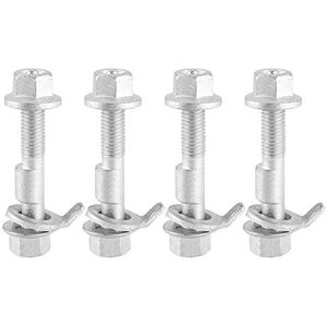 IUSOT 【4 pièces】 boulons de carrossage de roue, vis excentrique de carrossage 0.5in 12mm 10.9 qualité dureté kit de boulon de carrossage réglable accessoires d'alignement de quatre roues de voiture - Publicité IUSOT 【4 pièces】 boulons de carrossage de roue, vis excentrique de carrossage 0.5in 12mm 10.9 qualité dureté kit de boulon de carrossage réglable accessoires d'alignement de quatre roues de voiture - Publicité