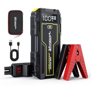 VoltSurge démarreur de Voiture Portable, 6000A (jusqu'à 10L Diesel ou Tout gaz), Batterie 12V avec Fils intelligents, Sortie QC 3.0, Lampe de Poche LED, Longue durée de Veille - Publicité VoltSurge démarreur de Voiture Portable, 6000A (jusqu'à 10L Diesel ou Tout gaz), Batterie 12V avec Fils intelligents, Sortie QC 3.0, Lampe de Poche LED, Longue durée de Veille - Publicité