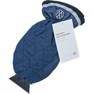 Volkswagen 000096010K Grattoir à Glace avec Gant, Logo VW, Bleu, doublé en Polaire, Bandes réfléchissantes - Publicité Volkswagen 000096010K Grattoir à Glace avec Gant, Logo VW, Bleu, doublé en Polaire, Bandes réfléchissantes - Publicité